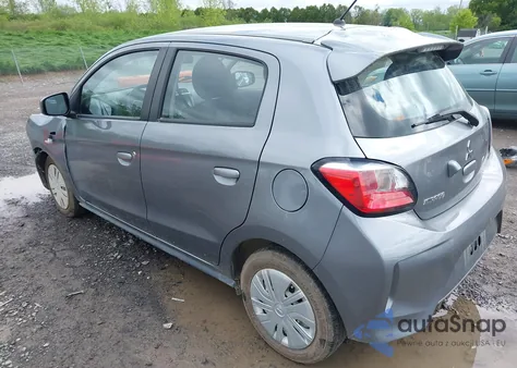 2021 Mitsubishi Mirage Carbonite Edition/Es/Le из США, поврежденный, VIN ML32AUHJ0MH009317